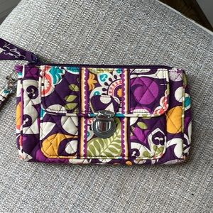 Multi colored Vera Bradley wristlet